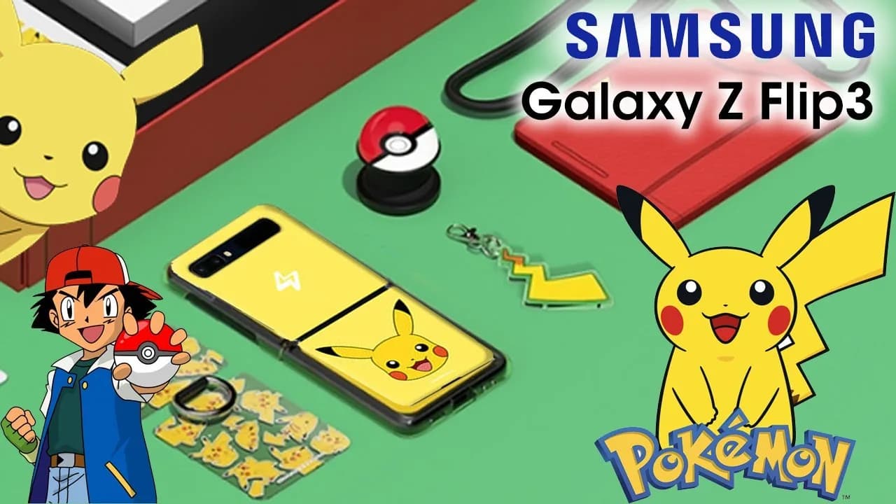 Limited Edition Pokemon Samsung Galaxy Z Flip 3 Sells Out in Minutes During South Korea Launch
