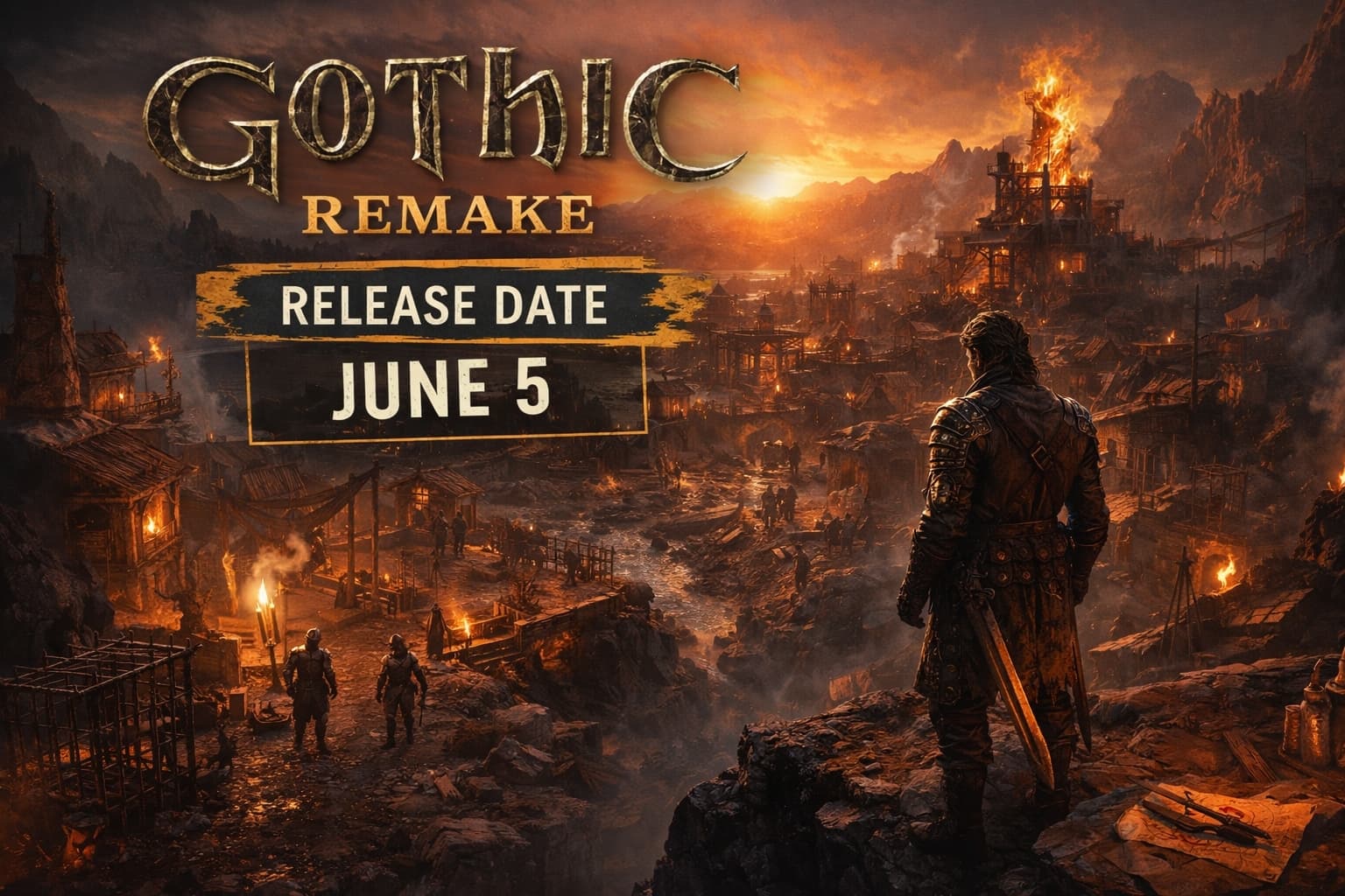 Gothic 1 Remake, legendary cult RPG returns this summer