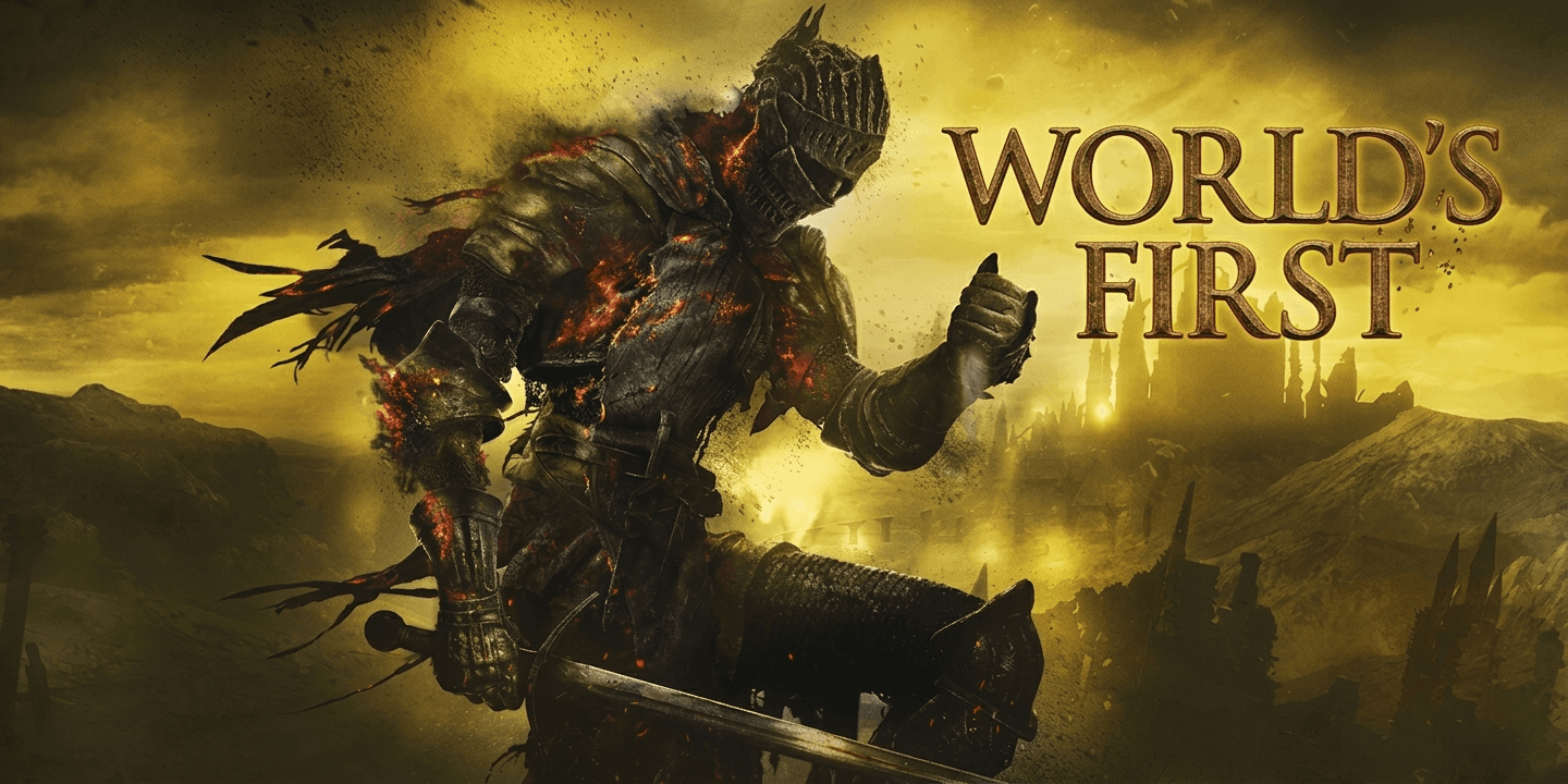 World's First: Dark Souls Lvl 1 Hitless run, (NO DODGE ROLL)