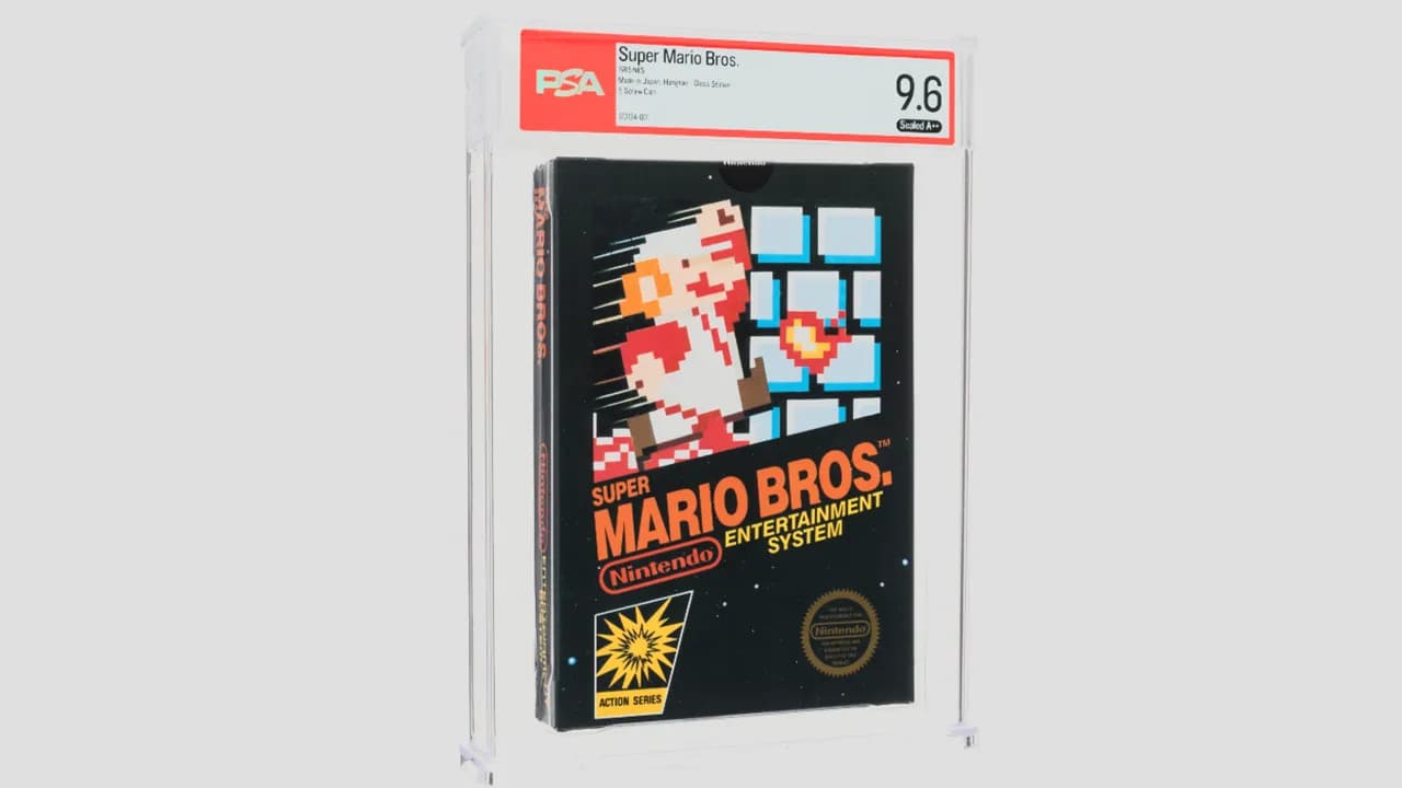Sealed Super Mario Bros. copy sells for $3 Million !