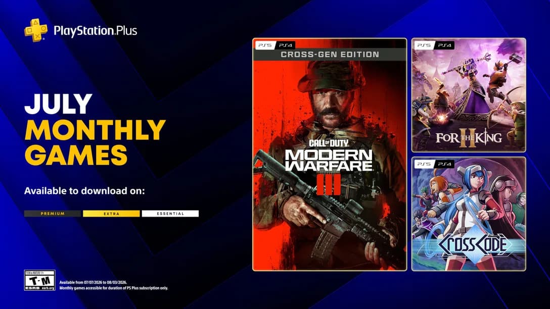 PlayStation Plus July 2026 games officially revealed by Sony