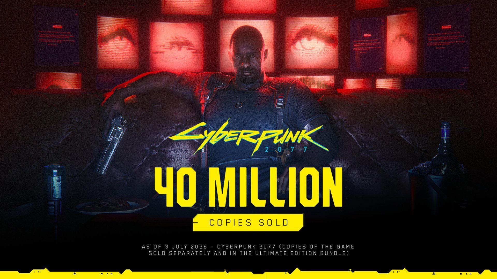 Cyberpunk 2077 surpasses 40 Million copies! Devs optimistic