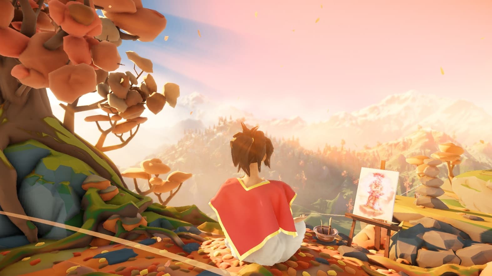 Mesoké, a relaxing flying fantasy adventure - Review