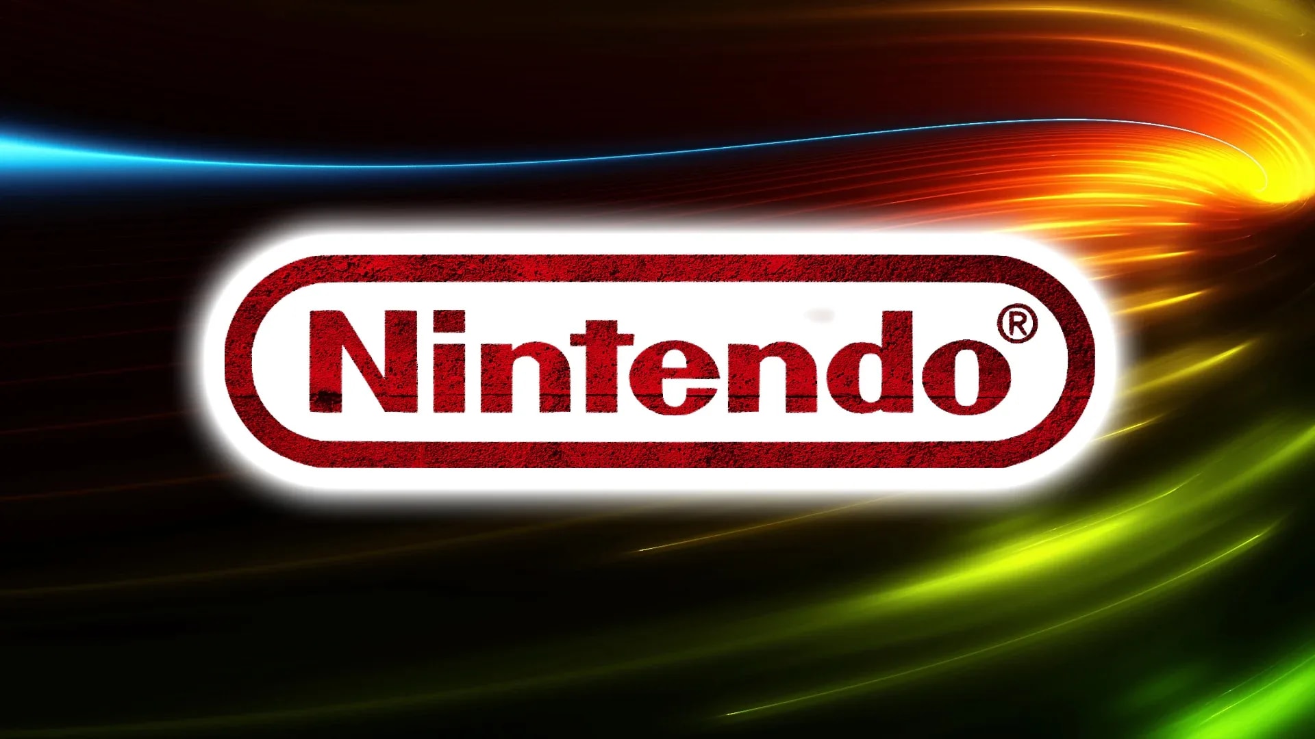 Nintendo logo, clear, dark themed