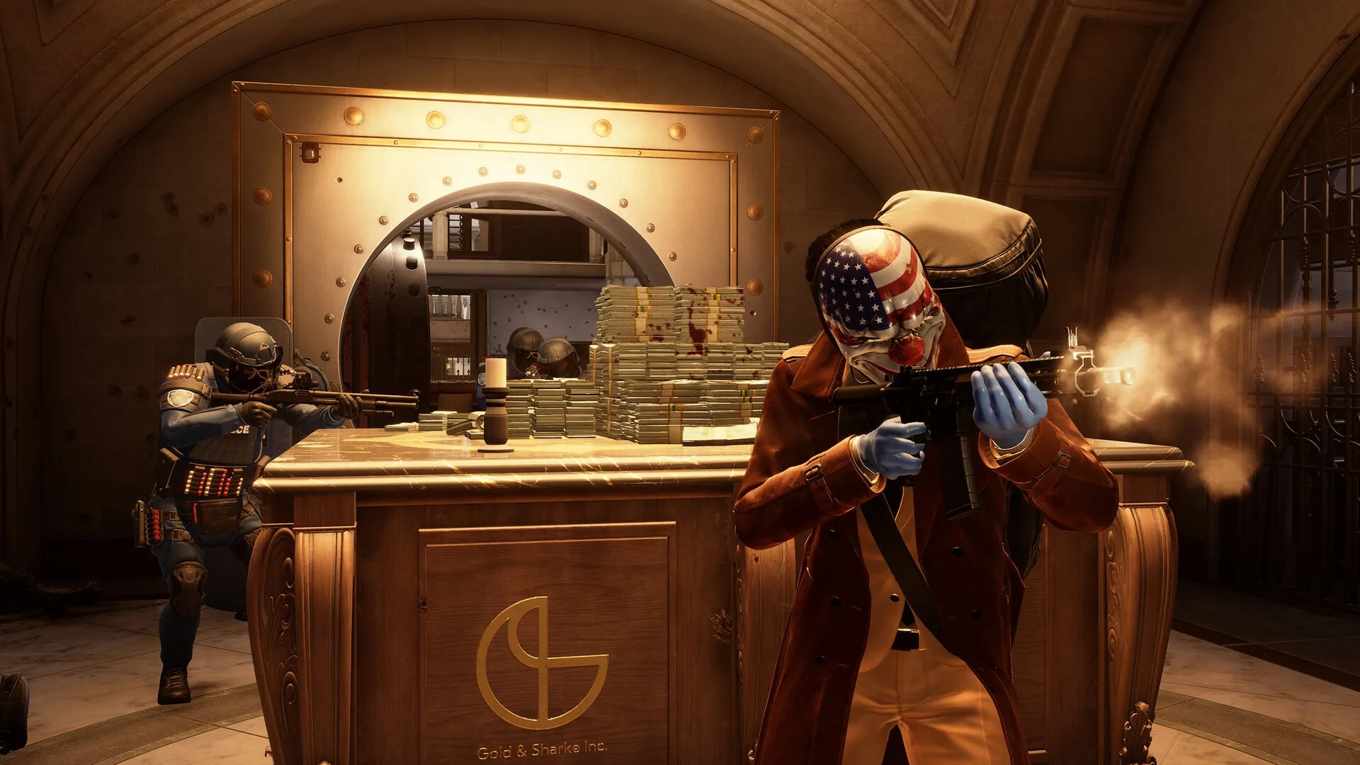 Payday 3, no text, ingame footage