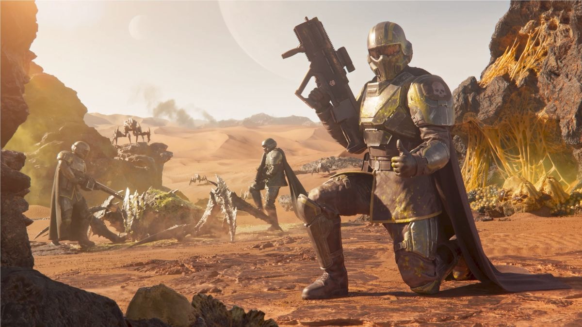 Arrowhead responds to Helldivers 2 Steam review backlash
