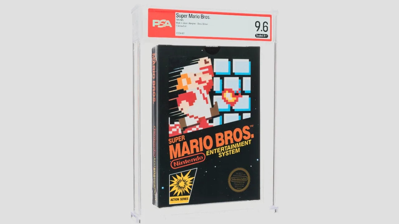 Sealed Super Mario Bros. copy sells for $3 Million !